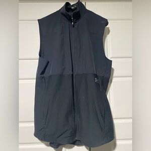 Under Armour Men’s Navy Blue/Black Vest/Jacket Size Large Full Zip